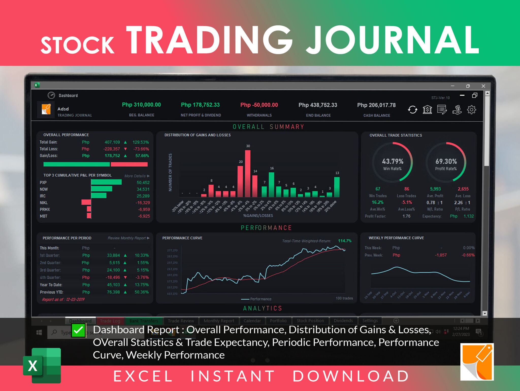 Organize Your Stock Trading with Our Trading Journal