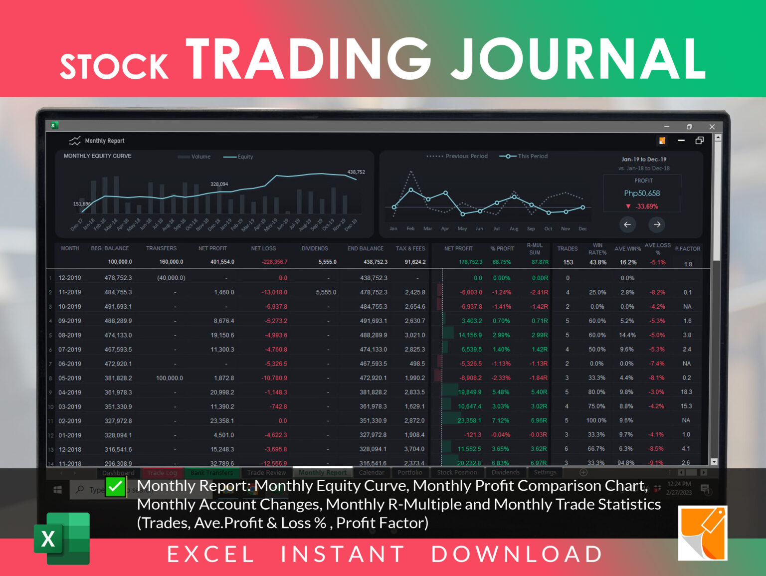 Organize Your Stock Trading With Our Trading Journal