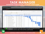 task manager template gantt chart